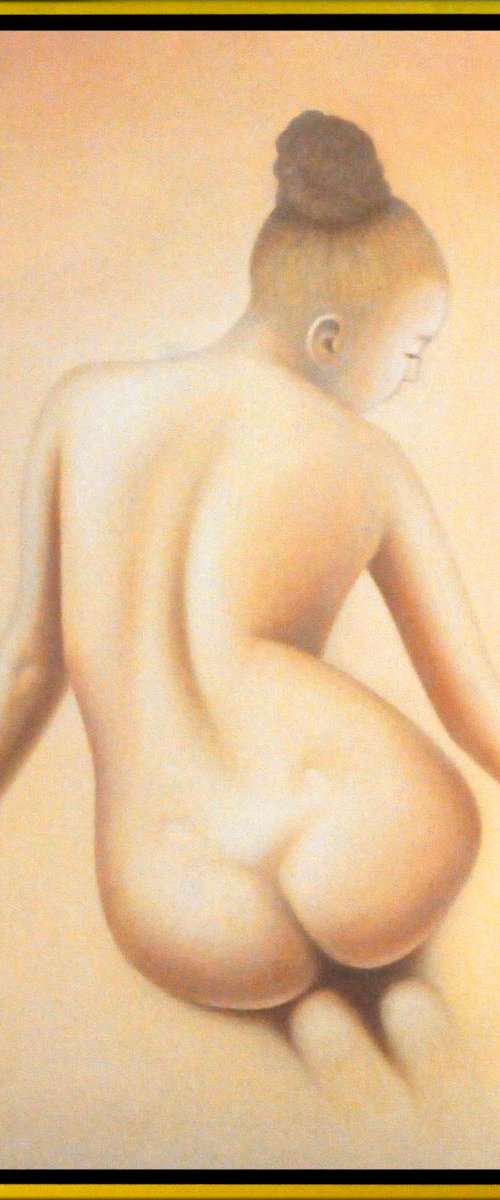 Girl with a Bun by Waldemar Kaliczak