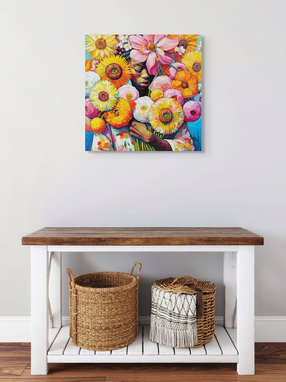 Flower Girl – Floral Portrait