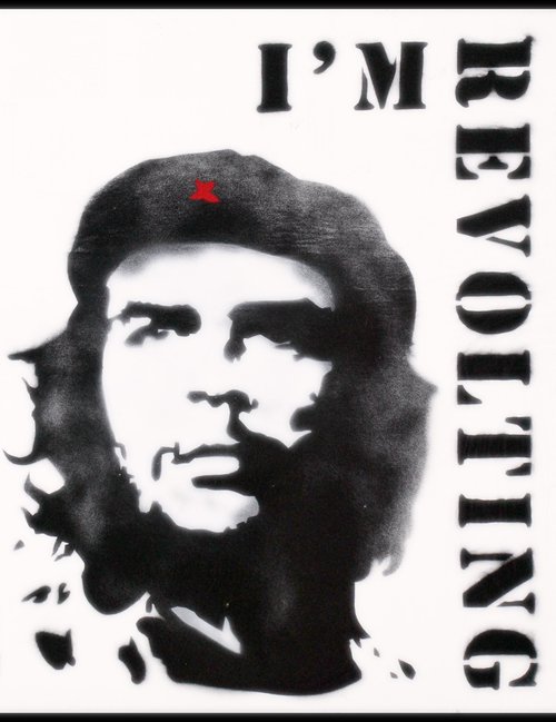 Revolting (on plain paper) by Juan Sly