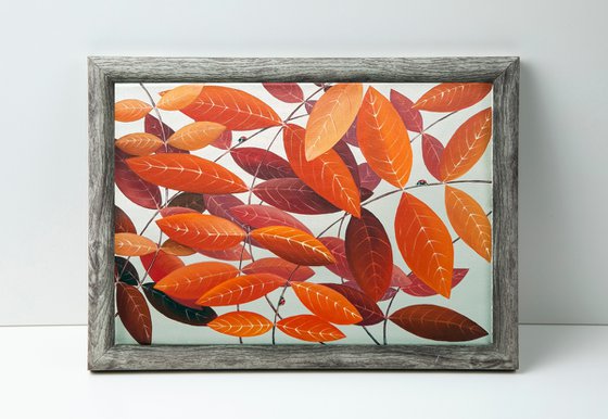 Autumn leaf's Autumn Forest Botanical Wall Decore