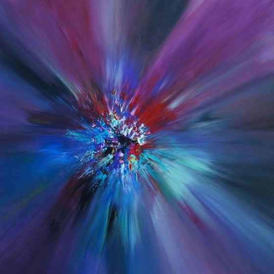 Turquoise Explosion 2 (Large Artwork