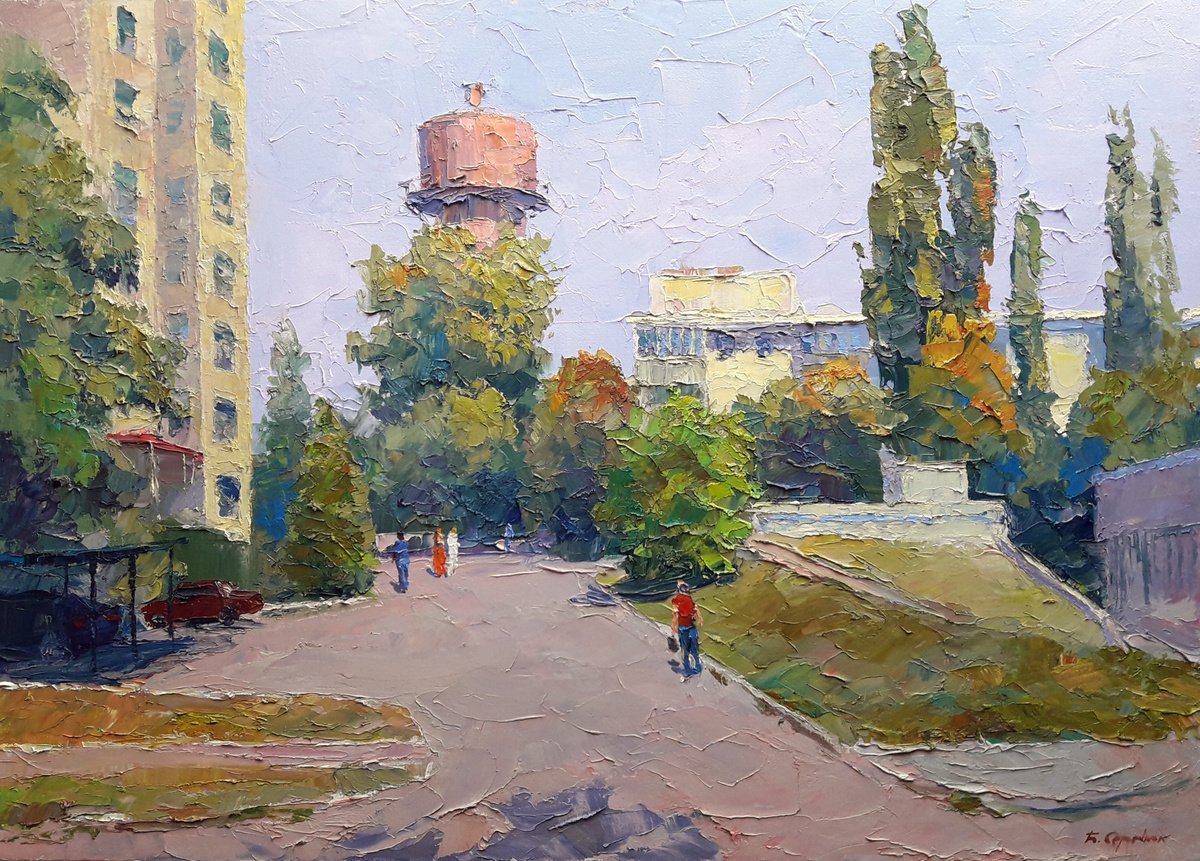 Oil painting Sunny day nSerb371 by Boris Serdyuk