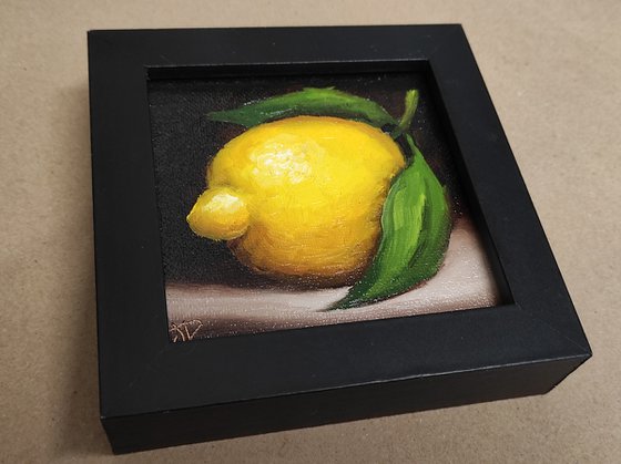 Little lemon still life