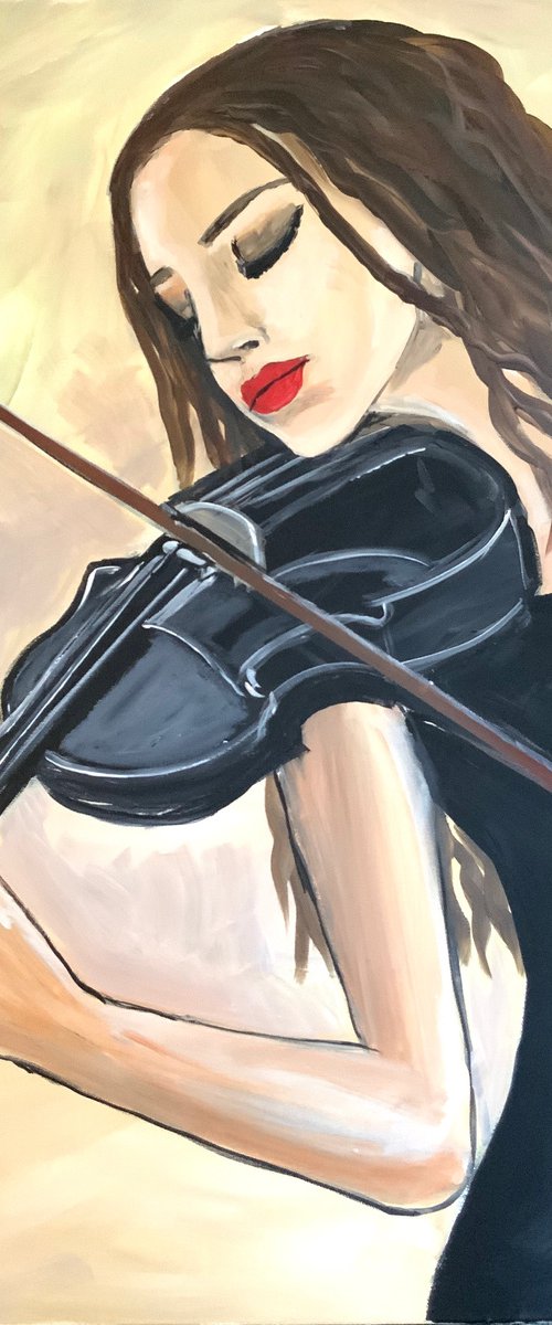The Violinist by Aisha Haider