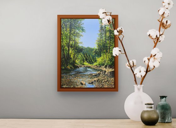 Stream Through the Pines