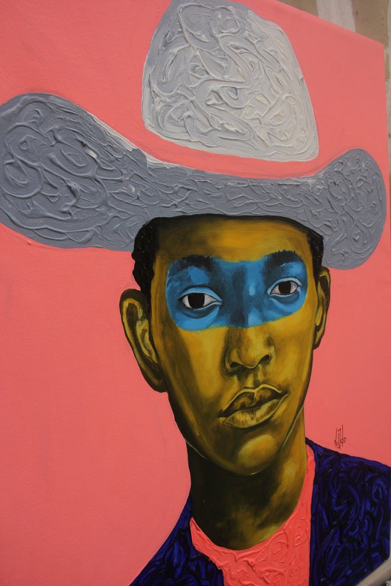 Fluorescent cowboy