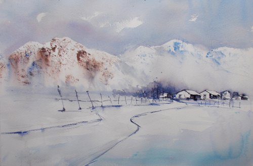 winter landscape 12 by Giorgio Gosti