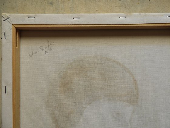 The girl in profile