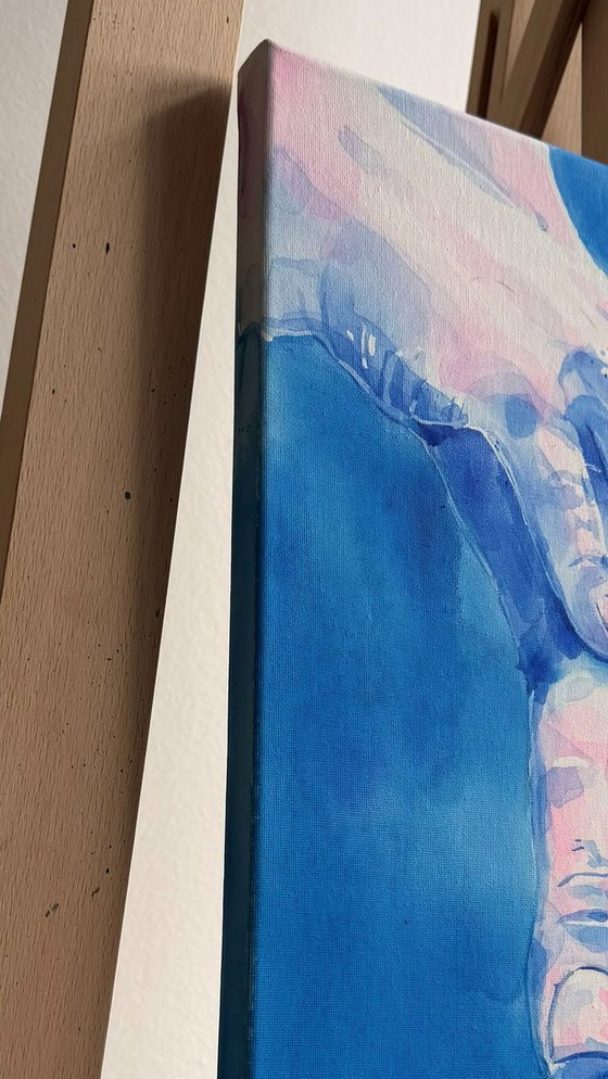 Blue connection with Myself
