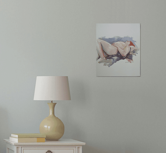 reclining female nude