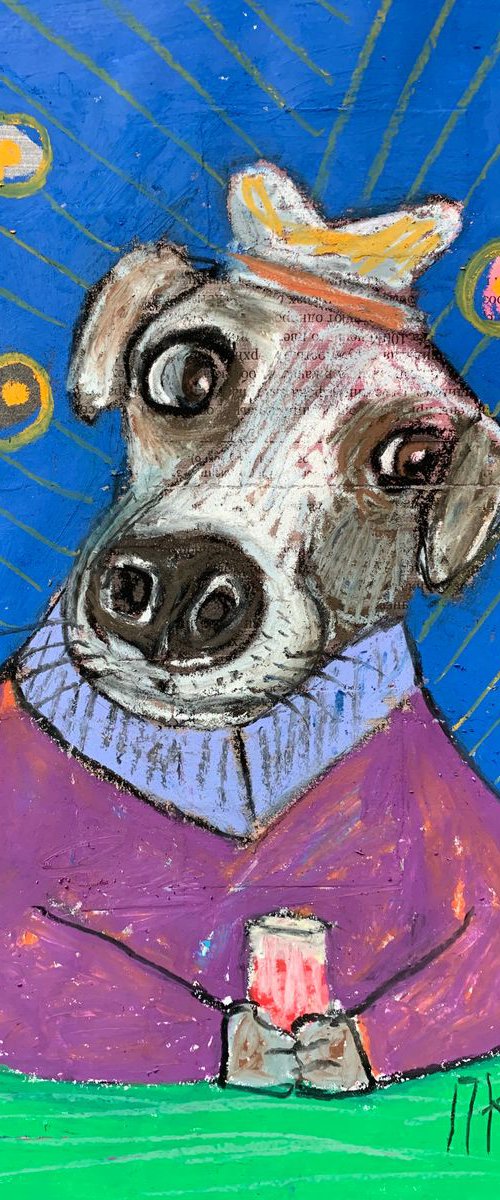 Drinking dog #27 by Pavel Kuragin