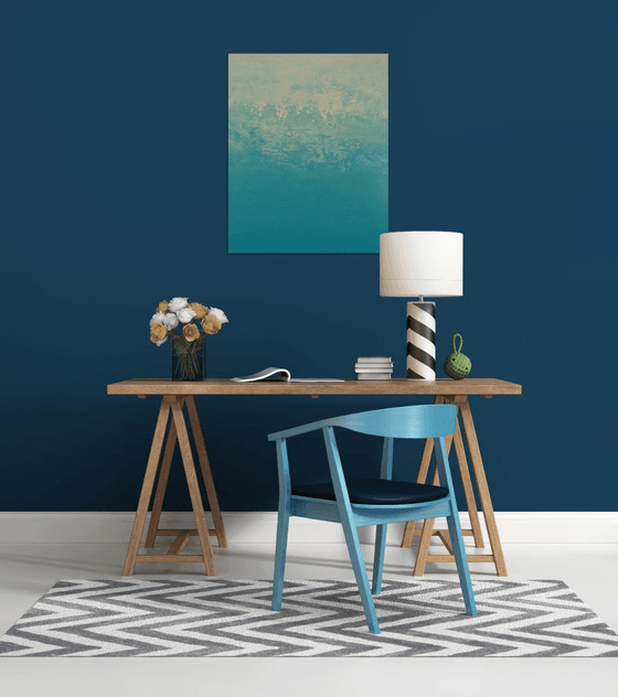 Teal Tide - Color Field