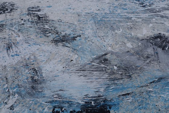 Blue Black White
