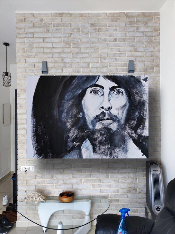 Portrait of George Harrison (The Beatles)