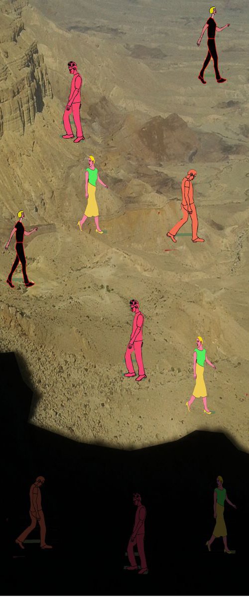 Desert - pop art print by Artworks by Rina Mualem