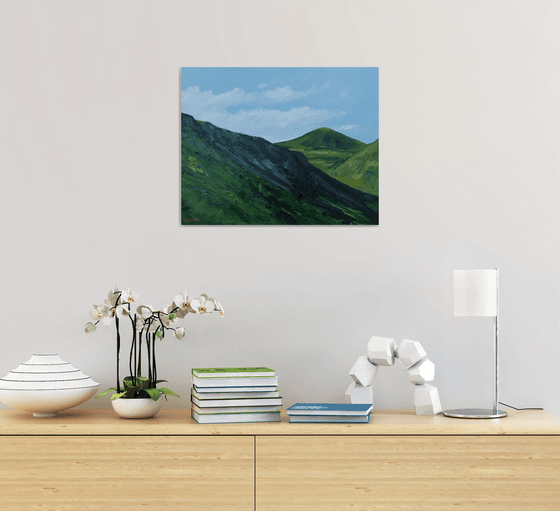 Silent Valley Shadows, Irish Landscape