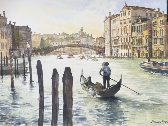 Sunset Over Ponte dell'Accademia