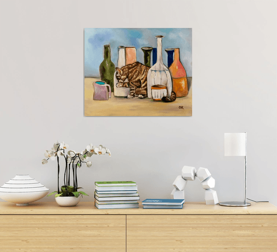 Cat and Giorgio Morandi