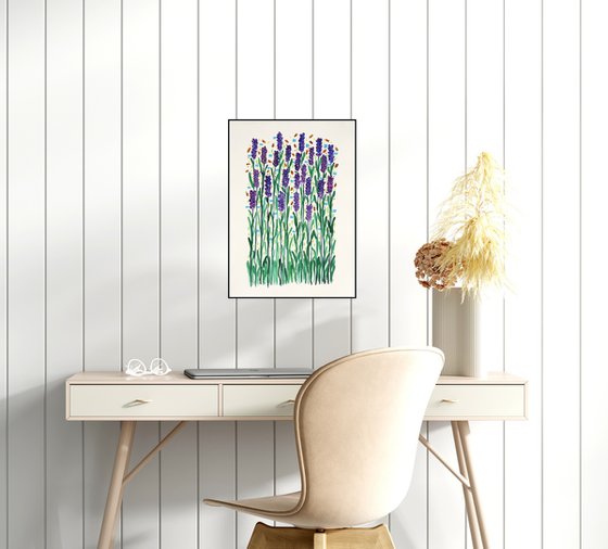 Lavender and Bees