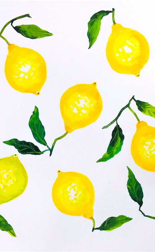 Winter time is lemon's time by Lena Smirnova