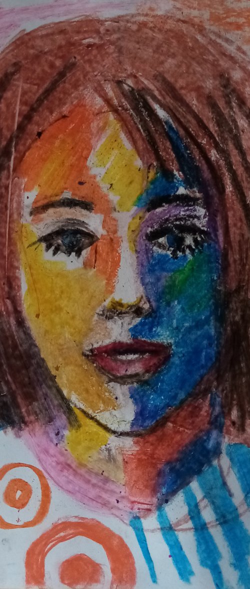 Psycho Portrait 14: fauvism by Oxana Raduga