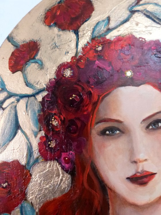 Lili Patchouli 50x40cm oval.