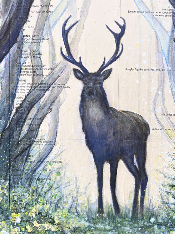 into the forest