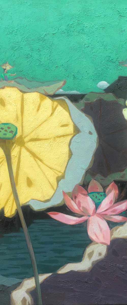 Memory of the lotus pond by Kunlong Wang