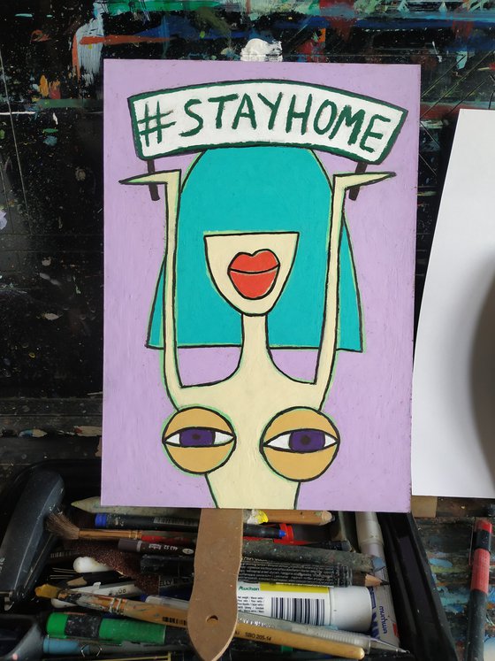 Tits for Charity, fight pandemic with my new “F*ck Corona Virus” series. "#Stayhome №4"