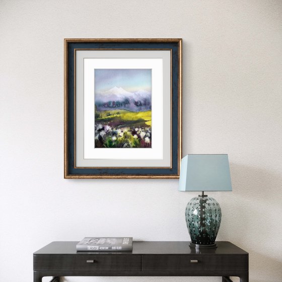 Flowers and mountains #2