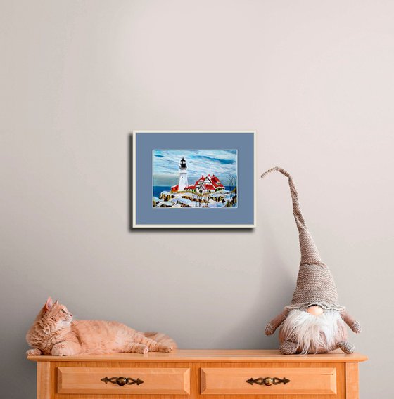 Red Roofs by the Sea