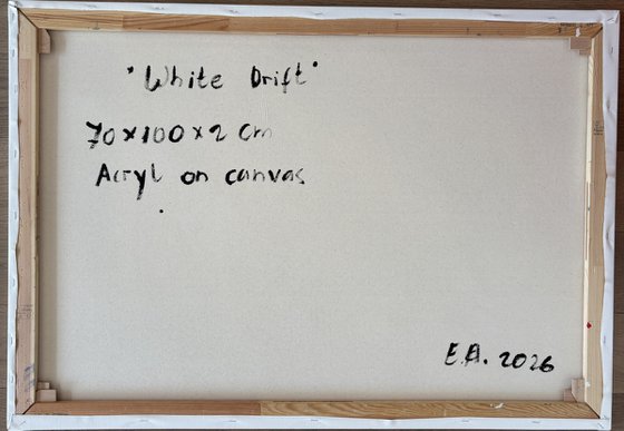 White Drift 100x70x2 cm
