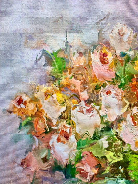 Creme roses