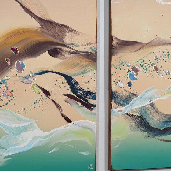 Resplendent By The Sea Triptych