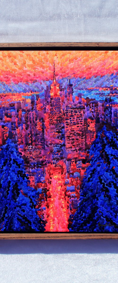 Winter Evening in New York City by Tanbelia