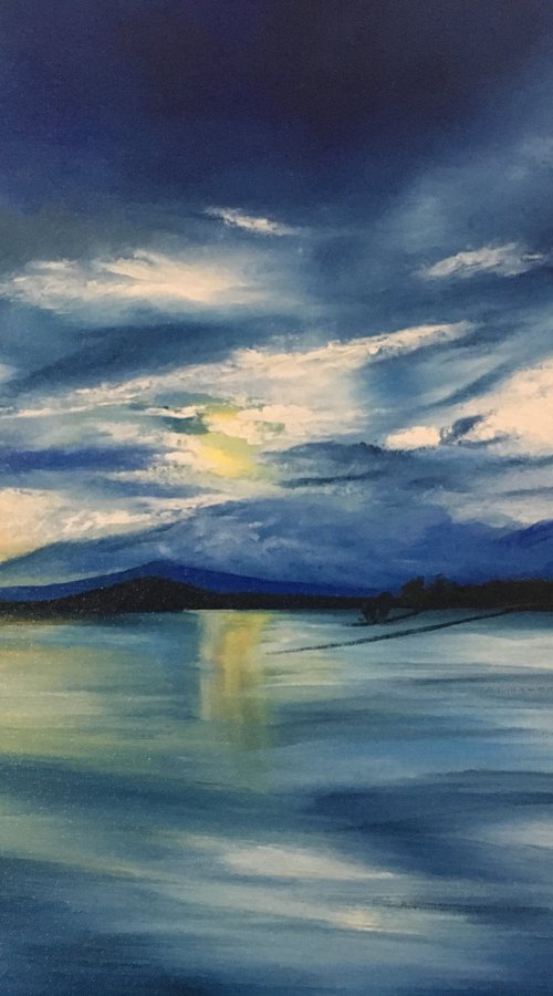 Where the Mountain meets the Sea by Timea  Valsami
