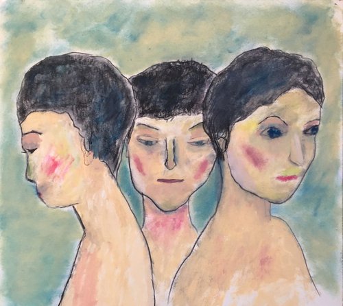 Study: three women by Paola Consonni