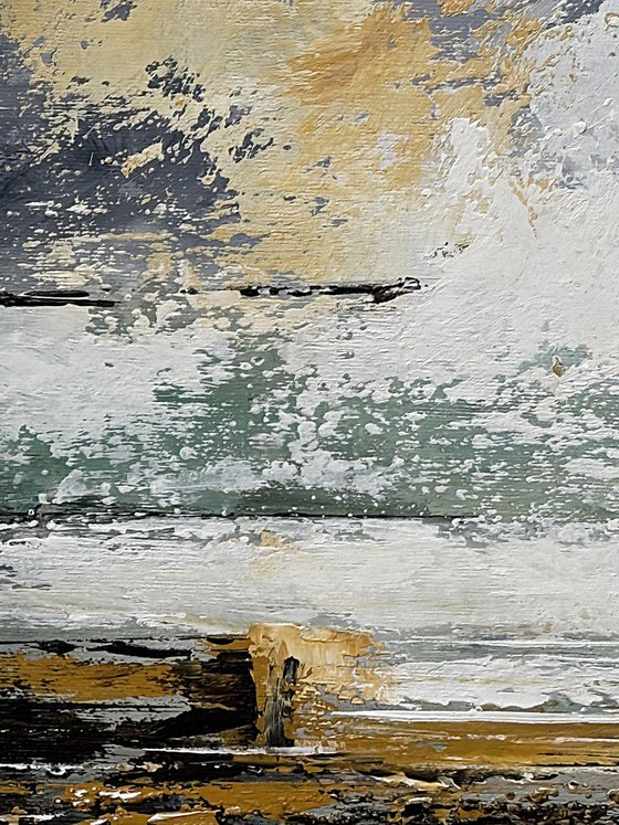 Ochre Light Over Silent Waters