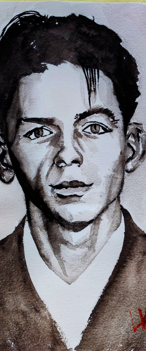 Portrait of F. Sinatra by Leonid Kirnus