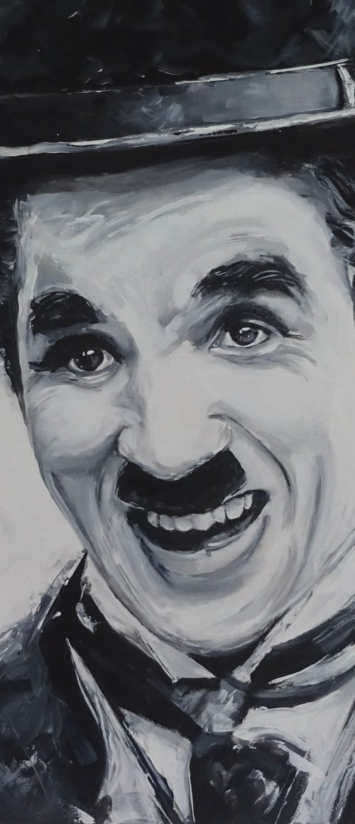 Charlie Chaplin by Mel Davies Original Art