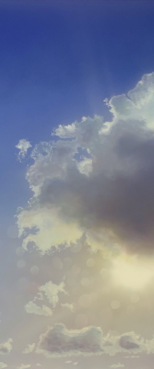 Brief, Dazzling, Gone (86 x 114cm) by David Tracey