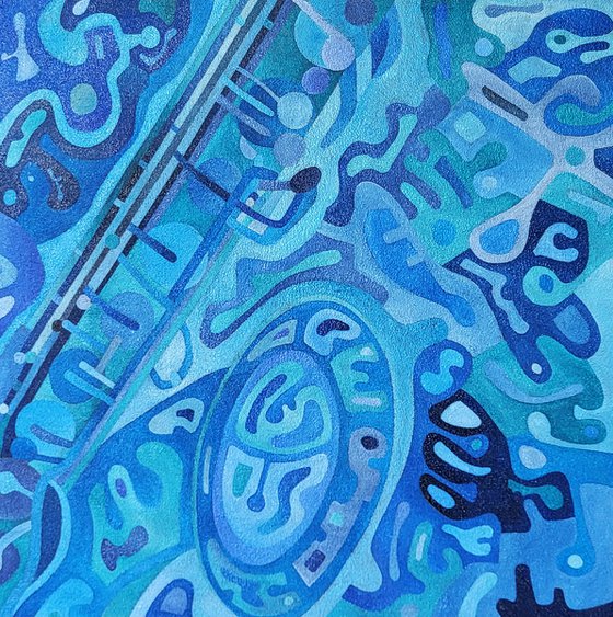 Sax in Blue