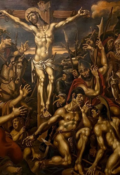 Crucifixion by Oleg and Alexander Litvinov