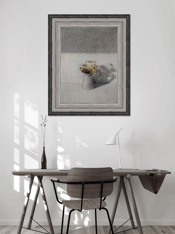 Daisies in the Morning Light