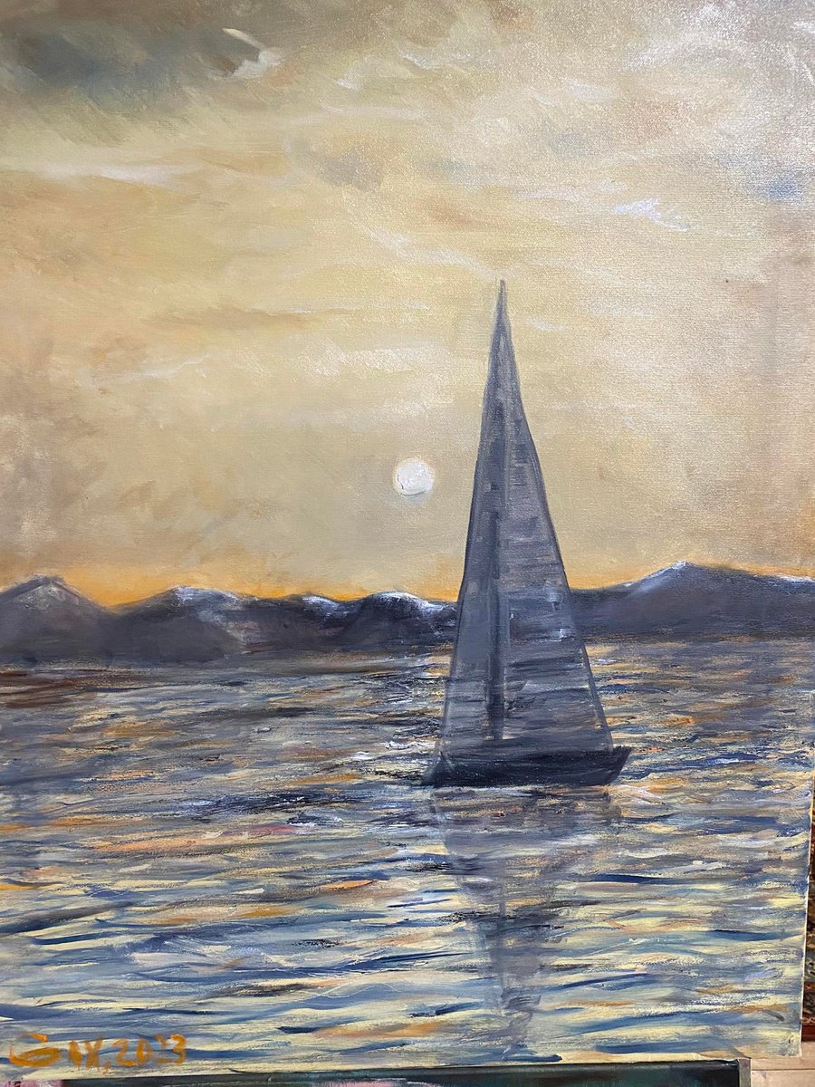 Dawn By Leo Baxiner, 24 X 31, Artwork For Sale On Artfinder