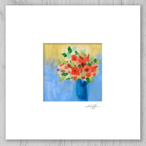 Encaustic Floral 57