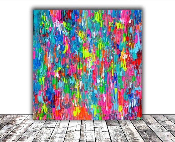 Spectrum 3 - Large Colourful Abstract Painting