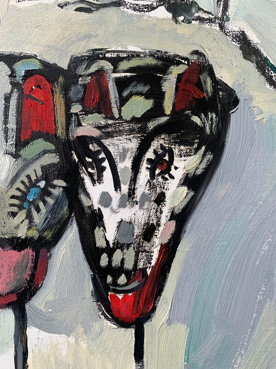 Still life with masks