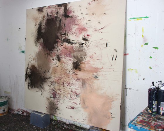 She Paints Outside the Lines No. 9