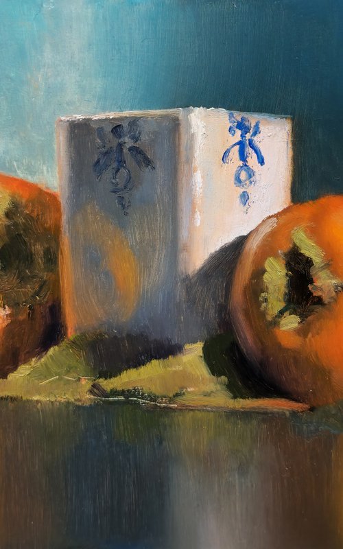 2 Persimmons by Pascal Giroud